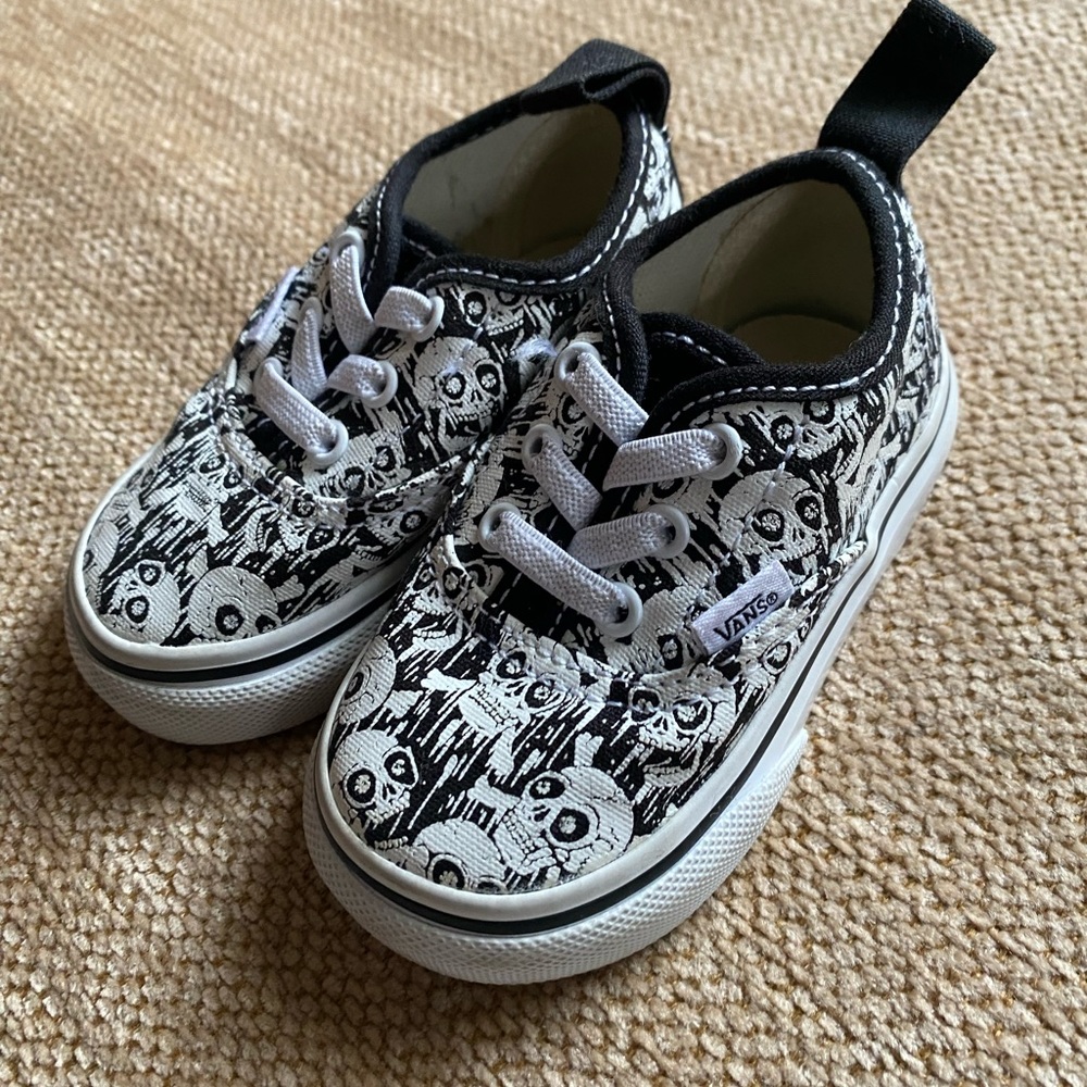Baby Vans skeleton sneakers!